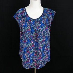 LC Lauren Conrad Pleated Blouse